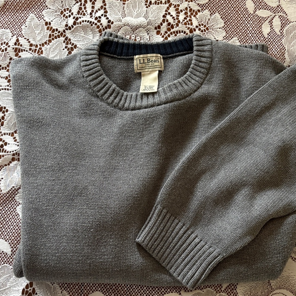Classic LLBean Gray Sweater